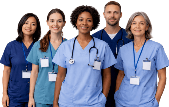 Smiling female nurse